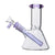HUMAN GRADE / BUBBLER / 6`Beaker / Clear & Lavendel