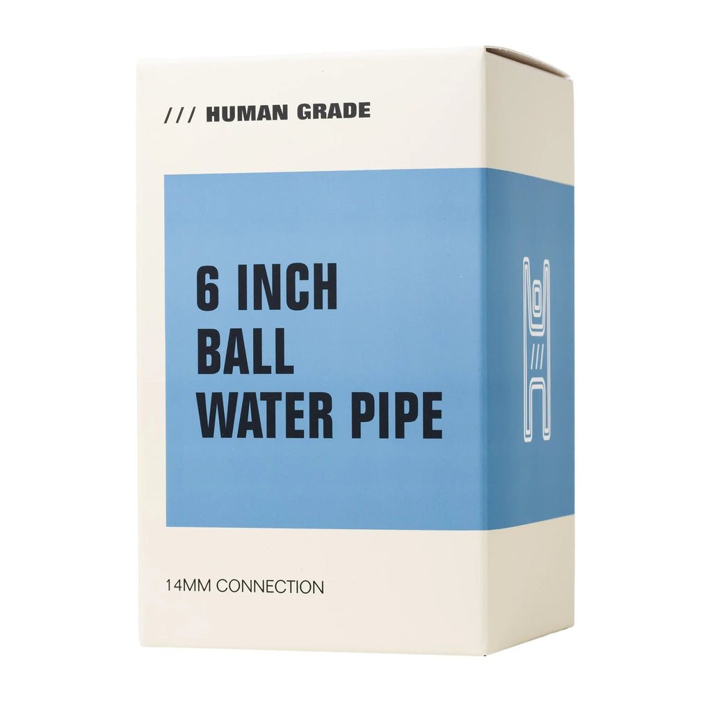 HUMAN GRADE / BUBBLER / 6`BALL / Clear & Pink