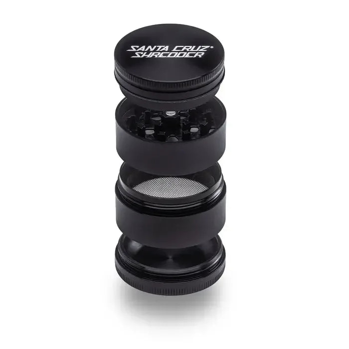 SANTA CRUZ SHREDDER / 4-teiliger Grinder / Schwarz